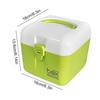 Handheld First Aid Kit Plastic Desktop Storage Box Moisture-proof Mini Medicine Box  Candy
