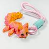 Simulated Little Foxes Decoration 3D Printed Cute Fox Ornament Model Multiple Joints Movable Hanging Rope Decoration Accessories