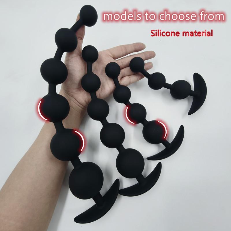 Super Long Anal Beads Anal Plug Prostate Massage Big Butt Plug Vaginal Balls Anal Stimulation Pull Bead Dildo Deep Anal sex Toy