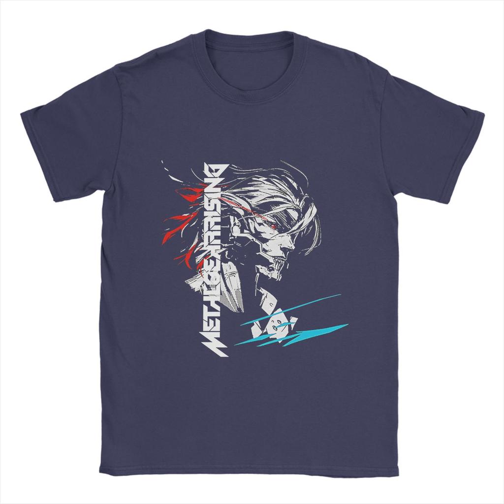 METAL GEAR SOLID RISING INVERTED T Shirt Men's  100% Cotton Funny T-Shirts Round Neck  Tees Short Sleeve Clothing Birthday Gift