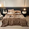 New Light Luxury Mink Velvet Thickened Zipper Blanket Quilt Cover Living Room Sofa Blanket Ladies  Autumn and Winter Keep Warm