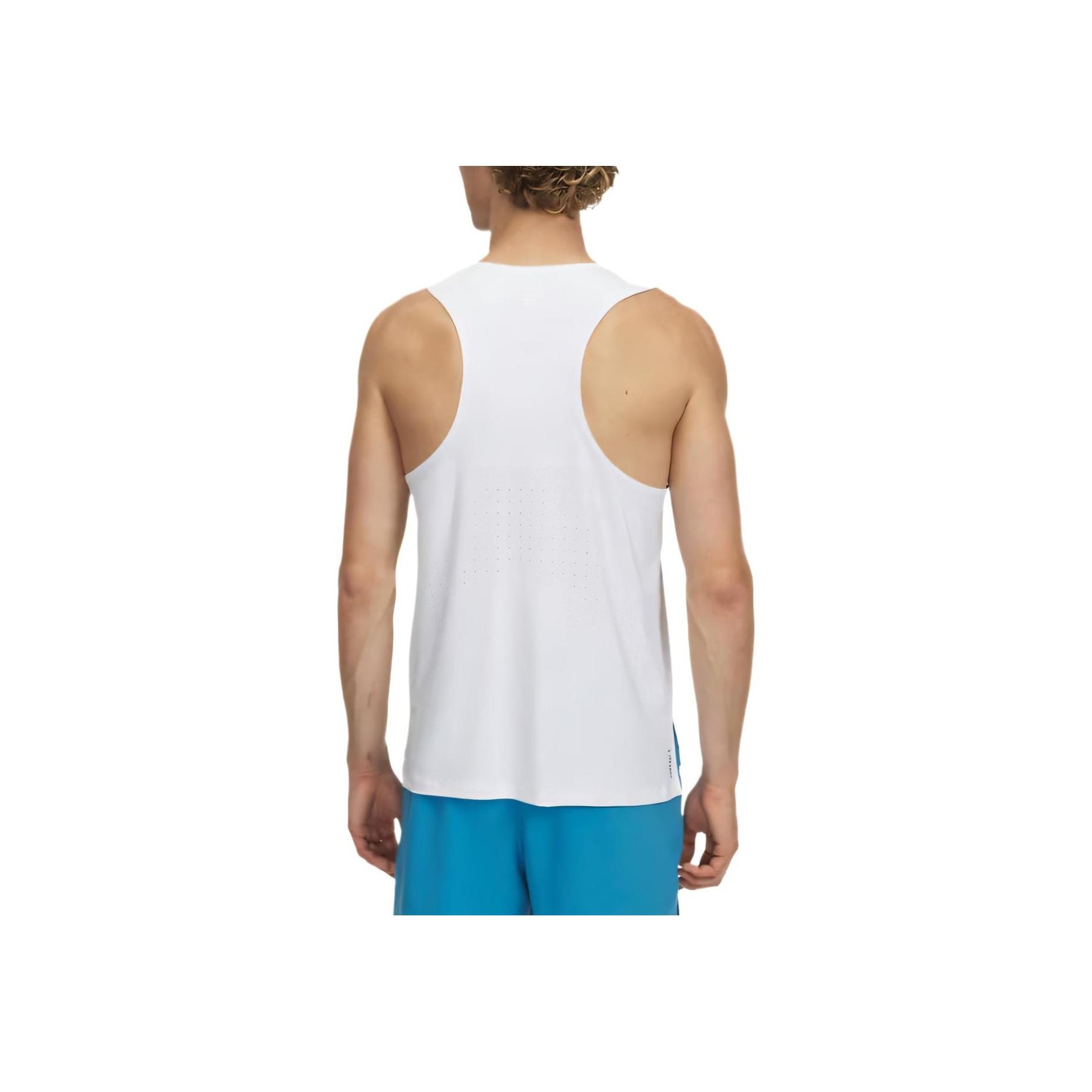 

Under Armour Launch Elite Iso-Chill Comfortable Fashionable Simple Versatile Breathable Casual Sports Vest Men Vests White 1389800-100 XXL