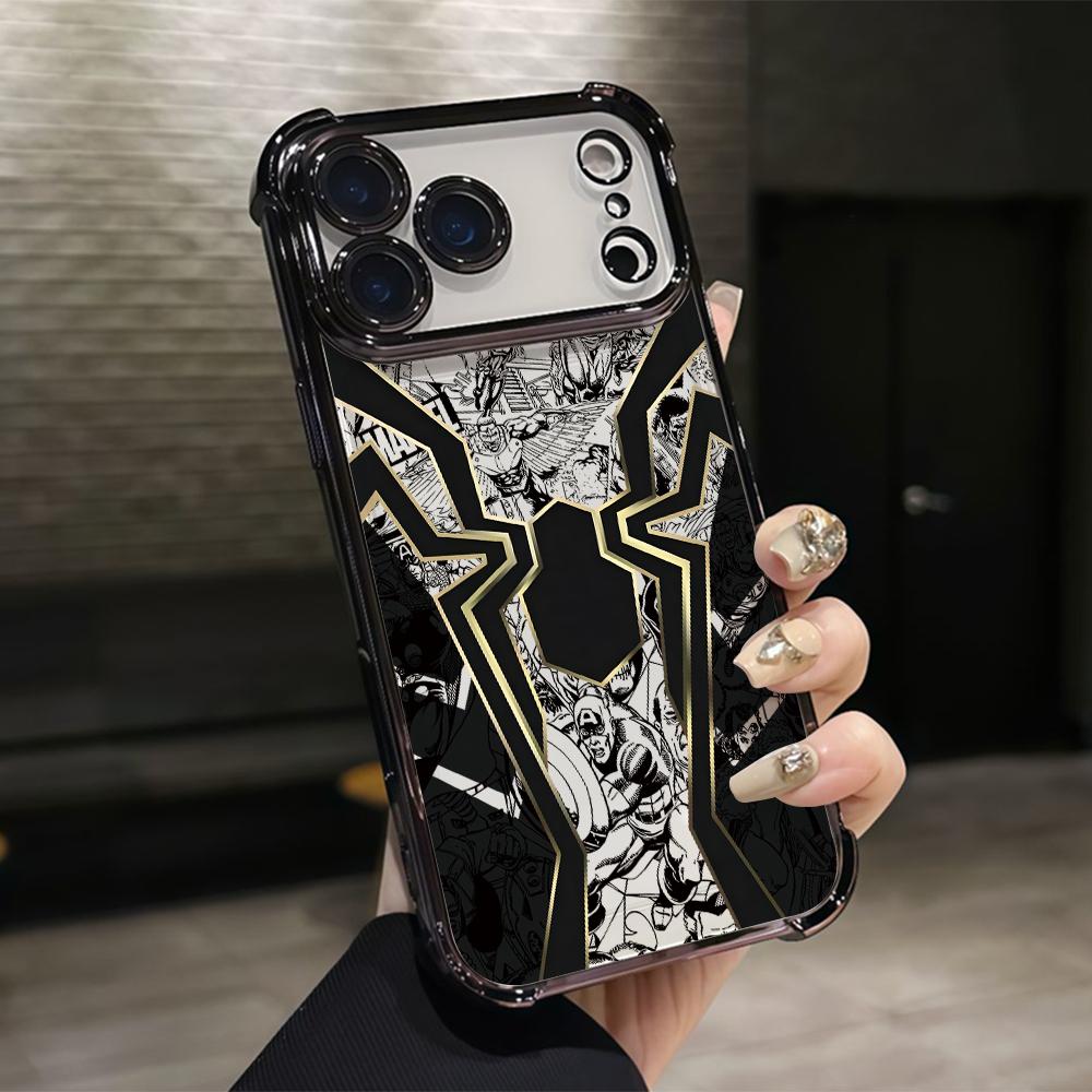 

A-Avengers Spider Venoms Men Phone Case for Google Pixe 10 9 9A 8 8A 7 7A Pro XL 5G Anti-drop Transparent Soft Cover Google Pixel 8 Pro