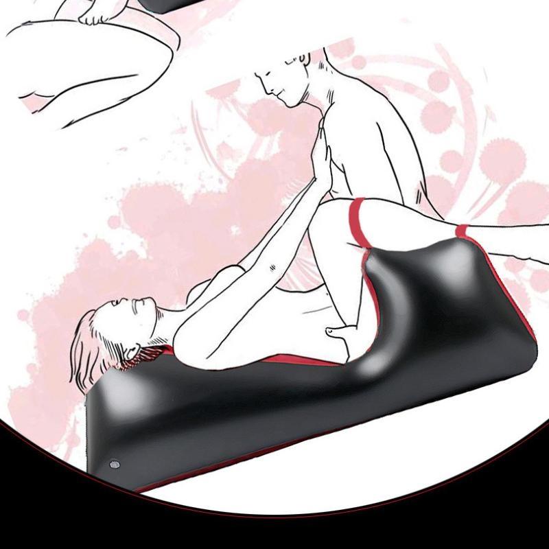 Sexstol for voksne Sex Sofa Pute Ben Bondage Ulike seksuelle stillinger Spenst Myk Stille Sammenleggbar Sexseng Sexmøbler