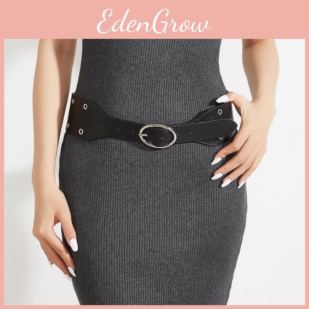 Inspired Faux Punk Leather Belt With Hollow Rivet Decoration For Streetwear