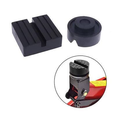 Supporti Universali per Cric Auto Cuscinetti in Gomma Nera Scanalati per Cric da Pavimento Adattatore per Traversa Telaio