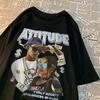 Attitude American Retro Hip Hop Graphic Tshirts Men Women Summer Tee Clothes Cotton Sweat Breathable T Shirt O-Neck Loose Tops