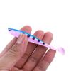 6Pcs Artificial Soft Bait 9cm Fish Wobblers Lure Multifunctional Fishing Lure Minnow for Saltwater Freshwater