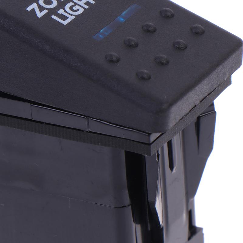 5Pin Car Switch Boat Truck Light Toggle Switch Waterproof 12V/24V Bar Style Toggle Rocker Reverse Rear Light Switch