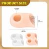4Pcs Toe Cap Protectors Sleeves Bunion Cushions Covers for Running Standing Women Men
