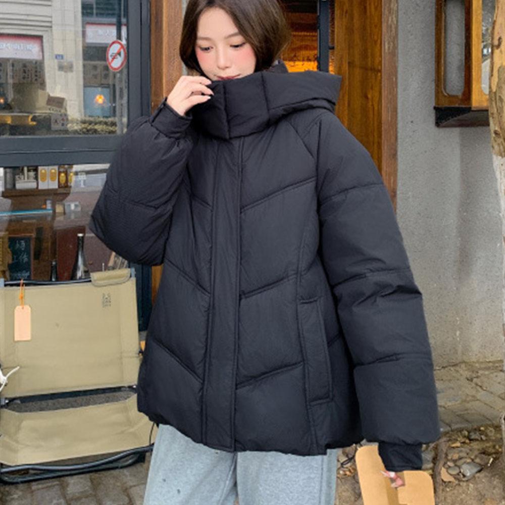 2024 Women's Fashion Winter Clothes Down Coat Jacket Parkas For Women Hooed Coat Streetwear Outdoor Korean Style