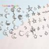 Stars and Moon Hollow Pendant DIY Jewelry Accessory Set