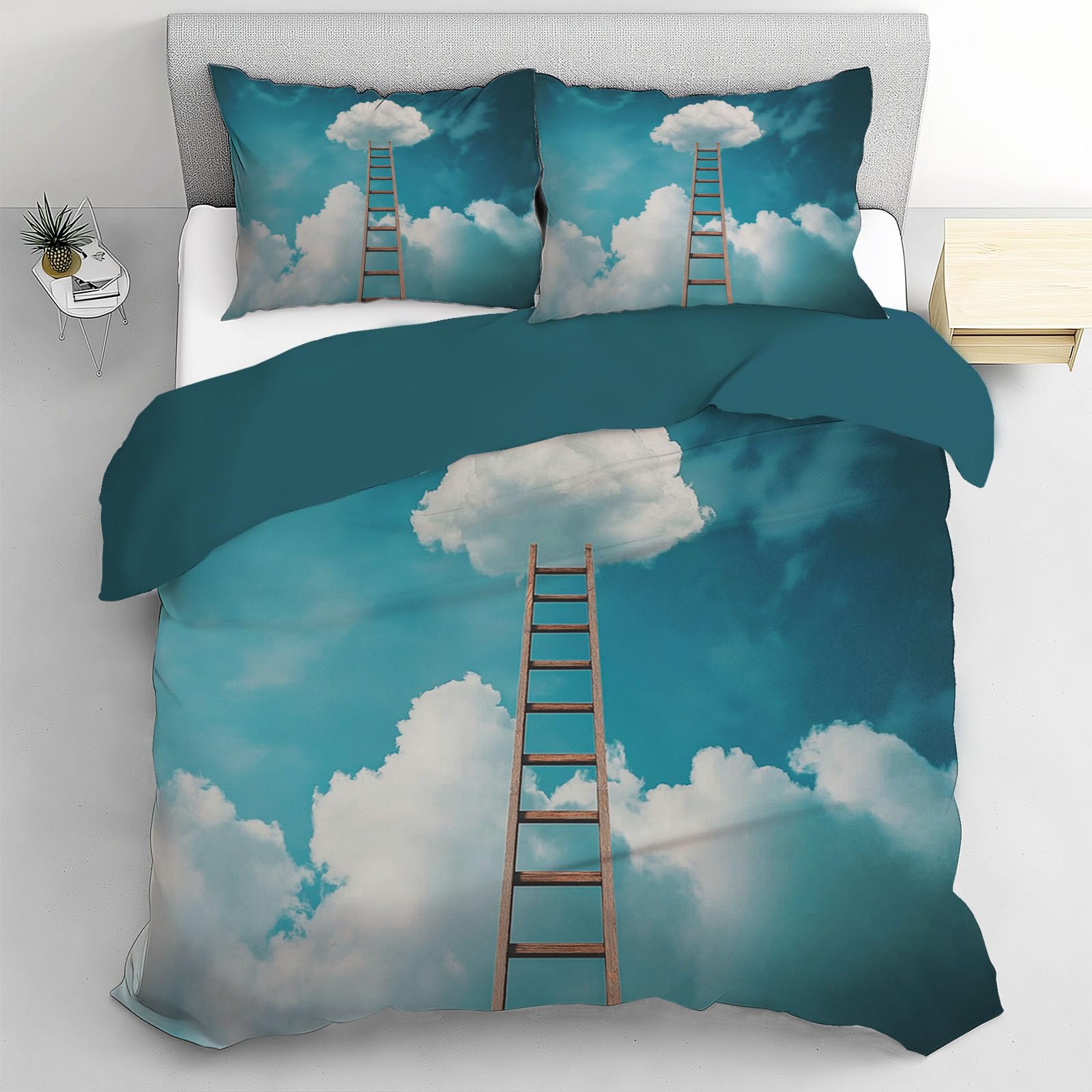 

Comforter Ladder For Kids Teens S Queen Lightweight Down Bedroom Decor 2 S 1 No Comforter Comforter (quilt)-EU Single(135*200cm)3pcs