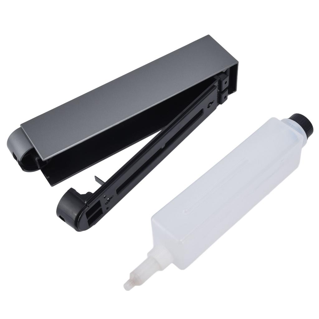 Push Type Hand Soap Dispenser 420ML 2 Compartment Design Wall Mounted Shampoo Dispenser for Hotel Home Bathroom