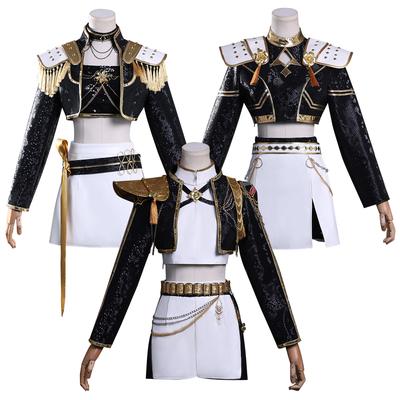 HOLOUN Anime Rumi Zoey Mira Cosplay Costume Jacket  Skirt Black Stage Performance Uniform Halloween Christmas