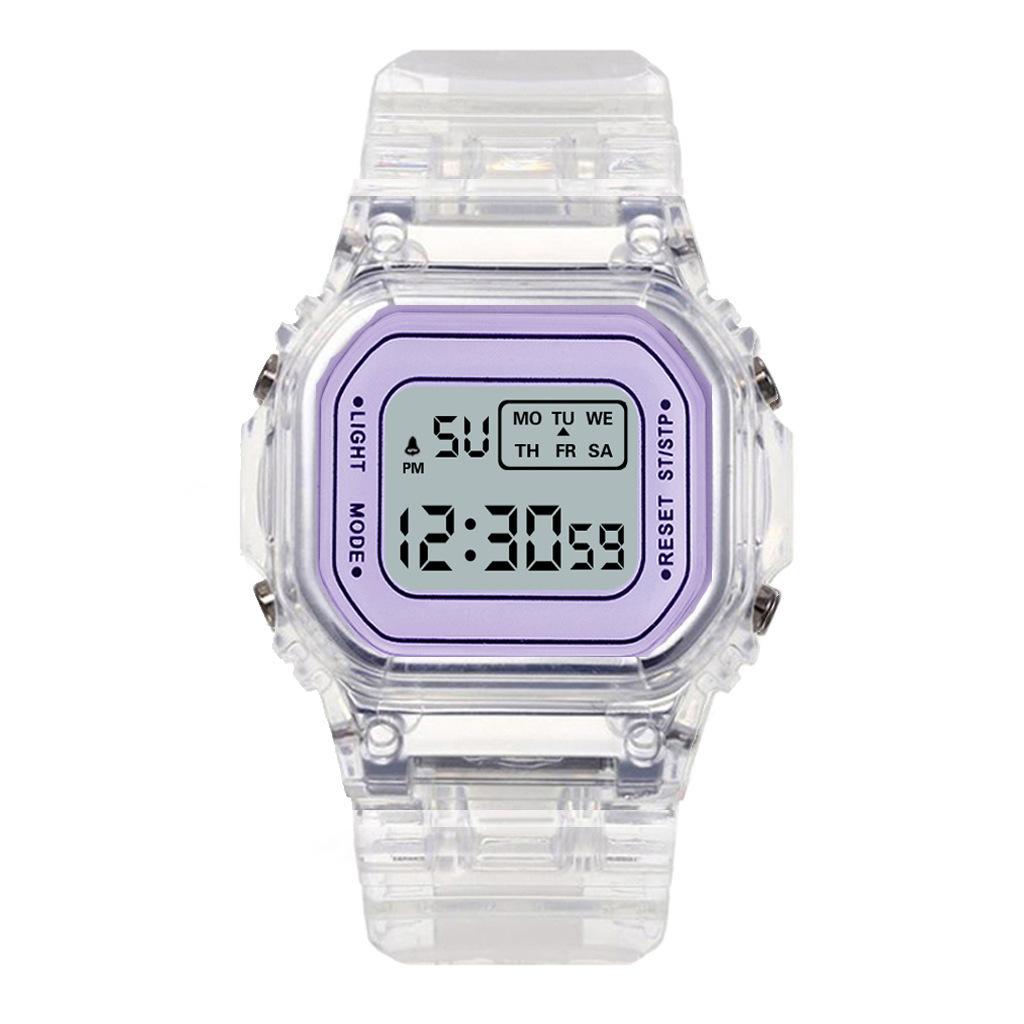 Watch Digital Waterproof For Outdoor Activities Led Display 20m Water Resistance