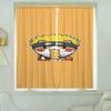 Home Interior Kitchen Curtains for Living Room 2 Pieces Blackout Curtains Door Curtain N-naruto-o Partition Bedroom Decoration