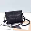 Nieuwe tas dames leren schuine span tas zacht leer mode casual effen kleur enkele schouder niche ontwerp dames tas eerste laag koeienhuid
