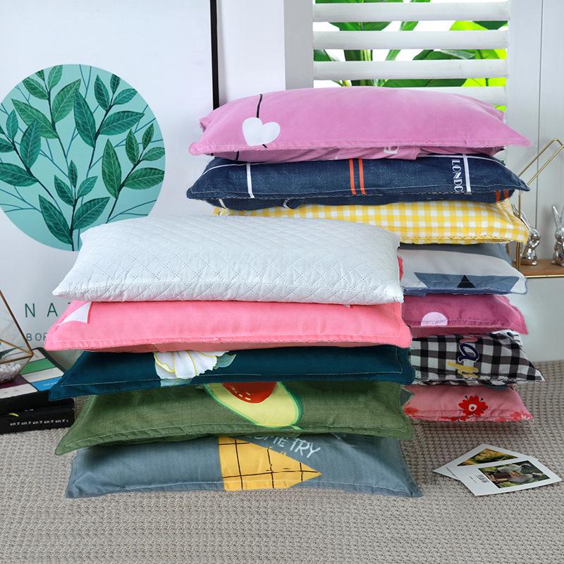 Pure Buckwheat Neck and Back Support Pillow with Soft Pillowcase for Home or Hotel Use.