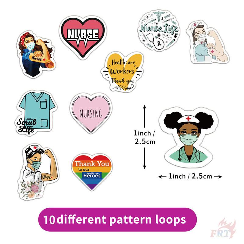 500Pcs/Roll International Nurses Day Kids Rewards Stickers - DIY Scrapbooks Album Decor Sealing Label Decals