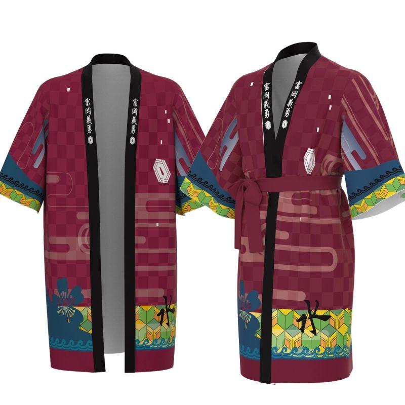 

Клинок, що розсікає демонів Кімоно - Унісекс Хаорі-плащ у стилі Тандзіро та Незуко Free size Kid