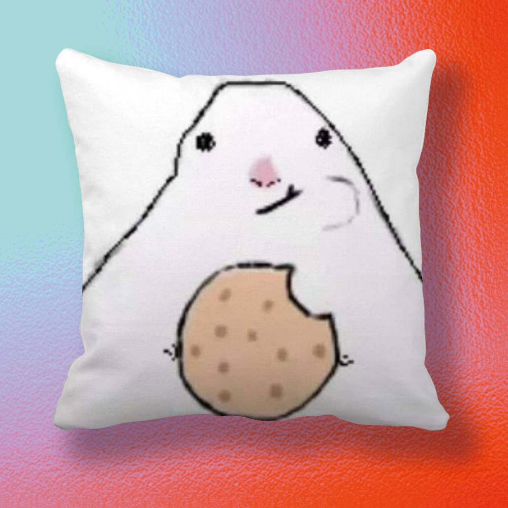 Kreative Lustige Hamster Kissenbezug Geschenk Hohe Auflösung Digitaldruck Überraschend Lebendiges Muster Haushalt