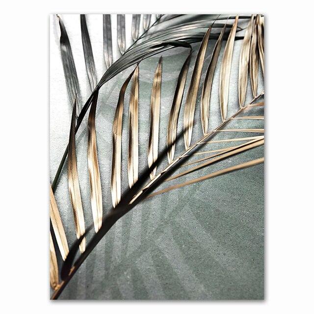 

Пальмовые листья, растительное искусство, холст, картина, алоэ, ботанический S и принты, модульные настенные панно для гостиной, украшение для дома, без рамы 21*30cm