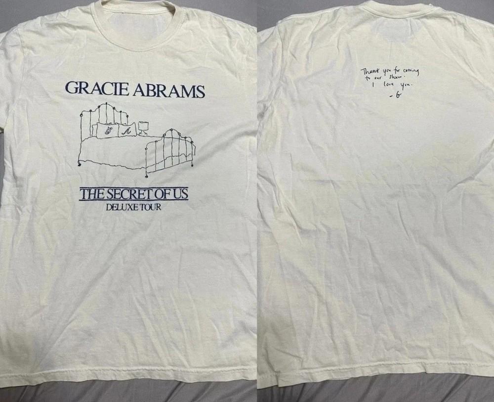 

Gracie Abrams Secret Of Us Deluxe Tour Graphic TShirt Reprint Unisex T-Shirt L