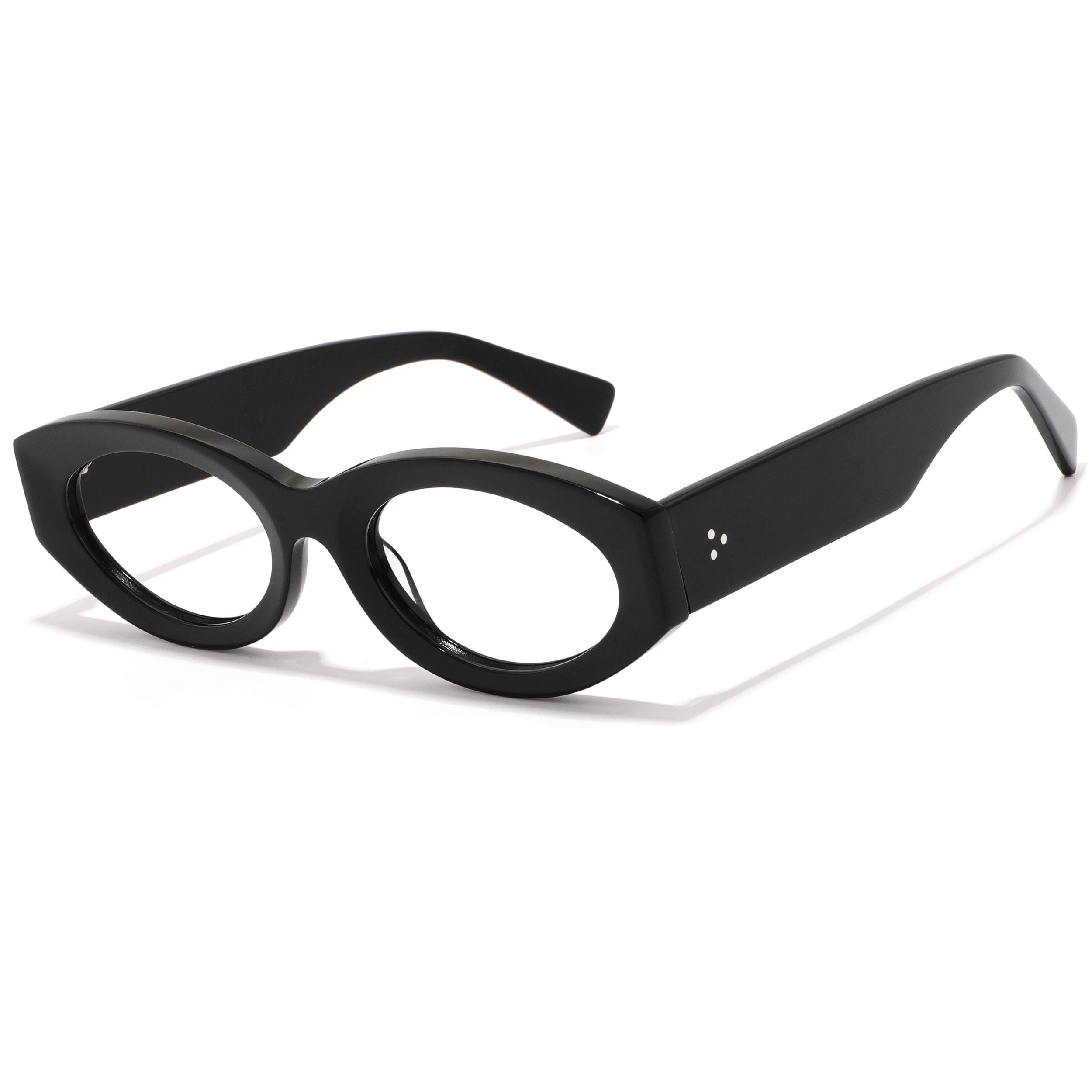 

New Classic Fashion Luxury Fake Glasses Frame Women Men High Quality Handmake Acetate Frame Thick Optical Spectacle Eyeglasses