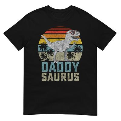 Daddysaurus T Rex Dinosaur Daddy Saurus Family Matching T-Shirt