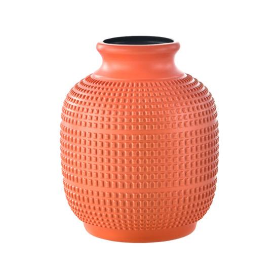 Plastic Flower Vase Indoor Outdoor Modern Real Dried Flower Holder Floral Arrangement