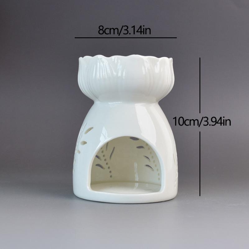 1PC ceramic aromatherapy stove hollow aromatherapy essential oil creative home crafts