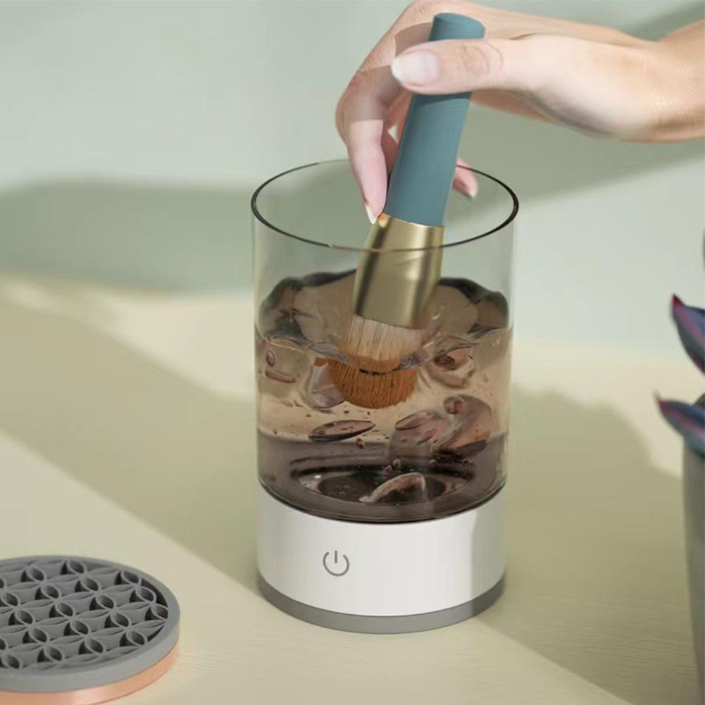 

Electric Makeup Brush Cleaner USB Powered Makeup Brush Wash Machine Portable Dust-Proof for All Size Beauty Makeup Brushes Set