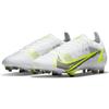 Nike Mercurial Vapor 14 Elite FG White Volt Men Sneakers Metallic-Silver Black CQ7635-107