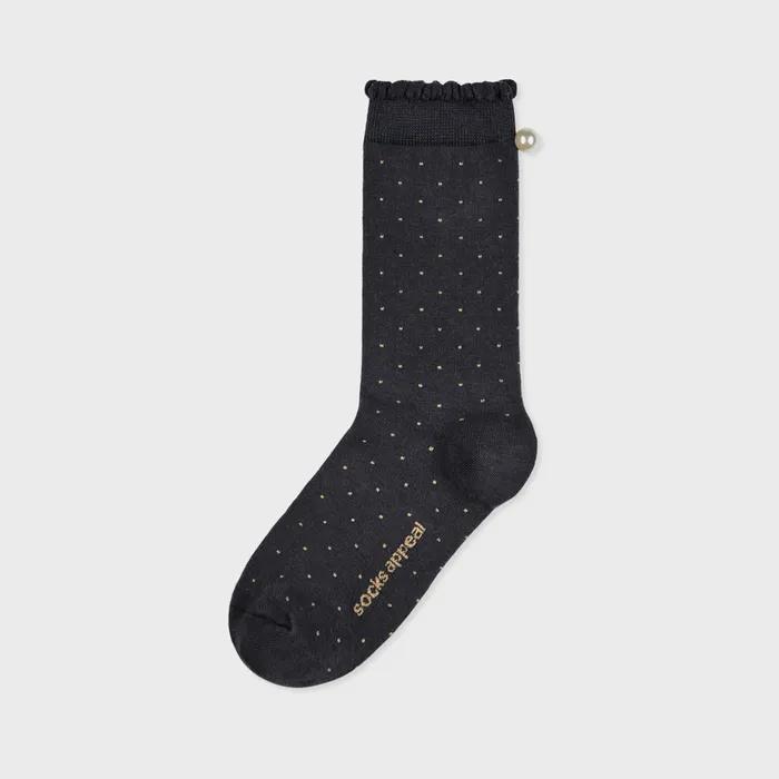 pearl gold dot grey