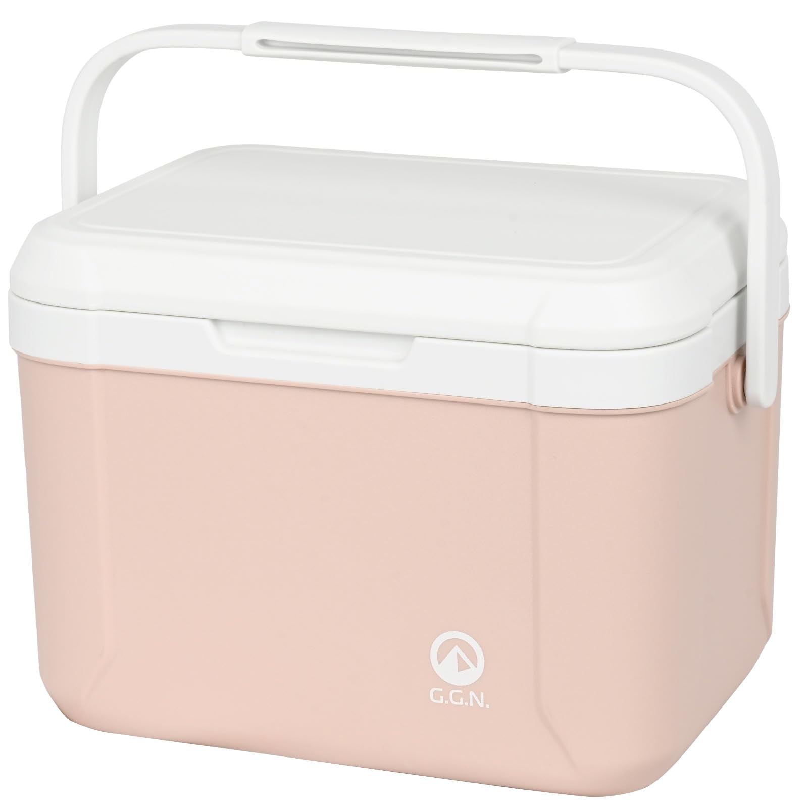

GGN Cooler Box, Hard Cooler, Insulated Bag, Compact and Lightweight, 5L, Pink and Beige