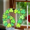  St. Patrick'S Day Acrylic Pendant | Lucky Shamrock 67 Six Seven Ornament - Ideal for Bag/ Backpack Charm, Birthday Present, Car & Home Decor 