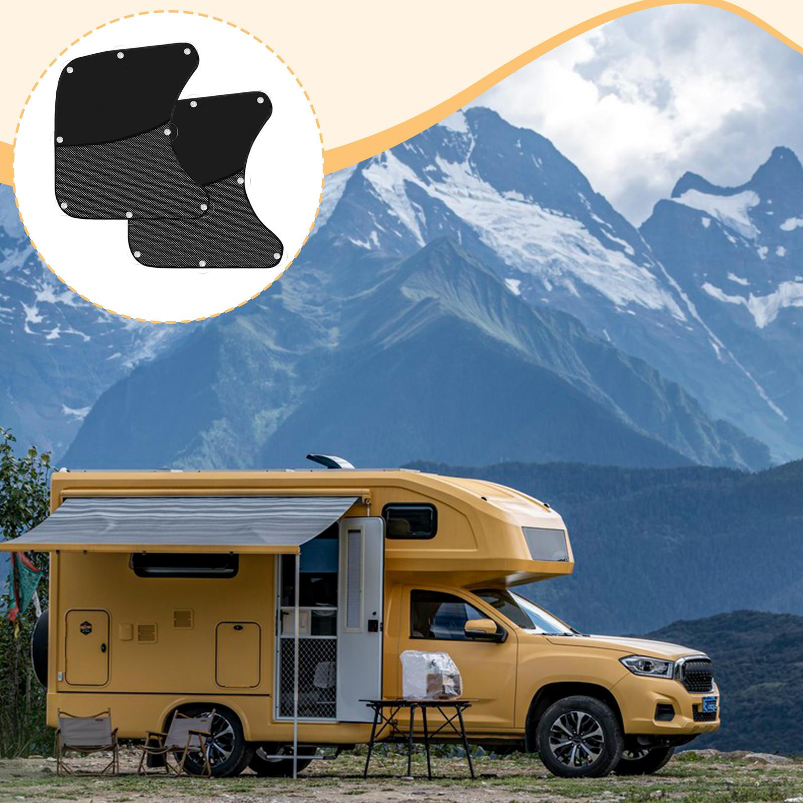 

2 Шторки на боковые окна полуприцепа, Защита от бликов, Солнцезащитные шторки для грузовиков, автодомов