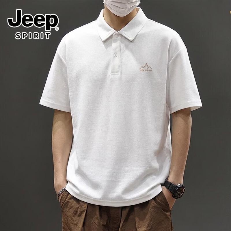 Мужская плотная хлопковая пике-поло JEEP SPIRIT XXL