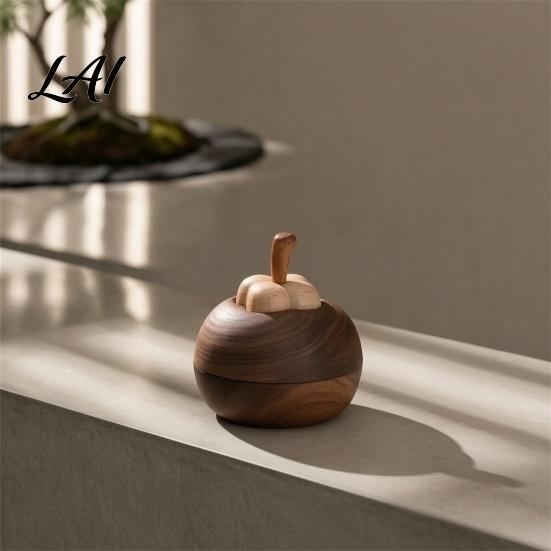 Spa Reception Scent Decor Mangosteen Passive Oil Diffuser Wooden Essential Creative Aromatherapy Non Electric Holder Diffusers No-Electric