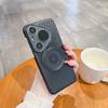 Applicable To Huawei MATE60PRO Oil Injection Lightning Heat Dissipation Magnetic Mobile Phone Case P70 Anti-drop Crystal Lens Protective Case