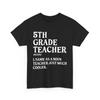 5th Grade Teacher T Shirt Funny Back To School Cool
