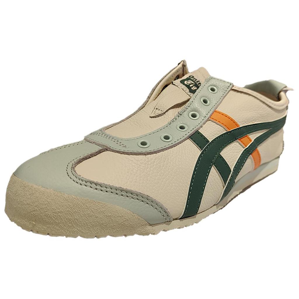 ONITSUKA TIGER Mexico 66 Synthetic Leather Comfortable Sports Slip Resistant Durable Low Top Casual Shoes Unisex Casual Shoes Beige 1183B815-108