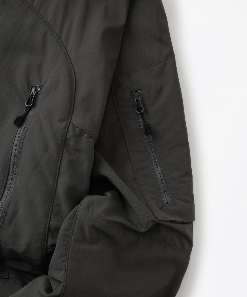 Outstanding Nylon Ripstop Pcu Jacket_Charcoal