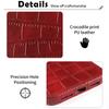 Premium Magnetic Crocodile Pattern Leather Case For iphone 17 Pro Max 16 15 14 13 12 11 For Magsafe Full Wrapped PU Back Cover