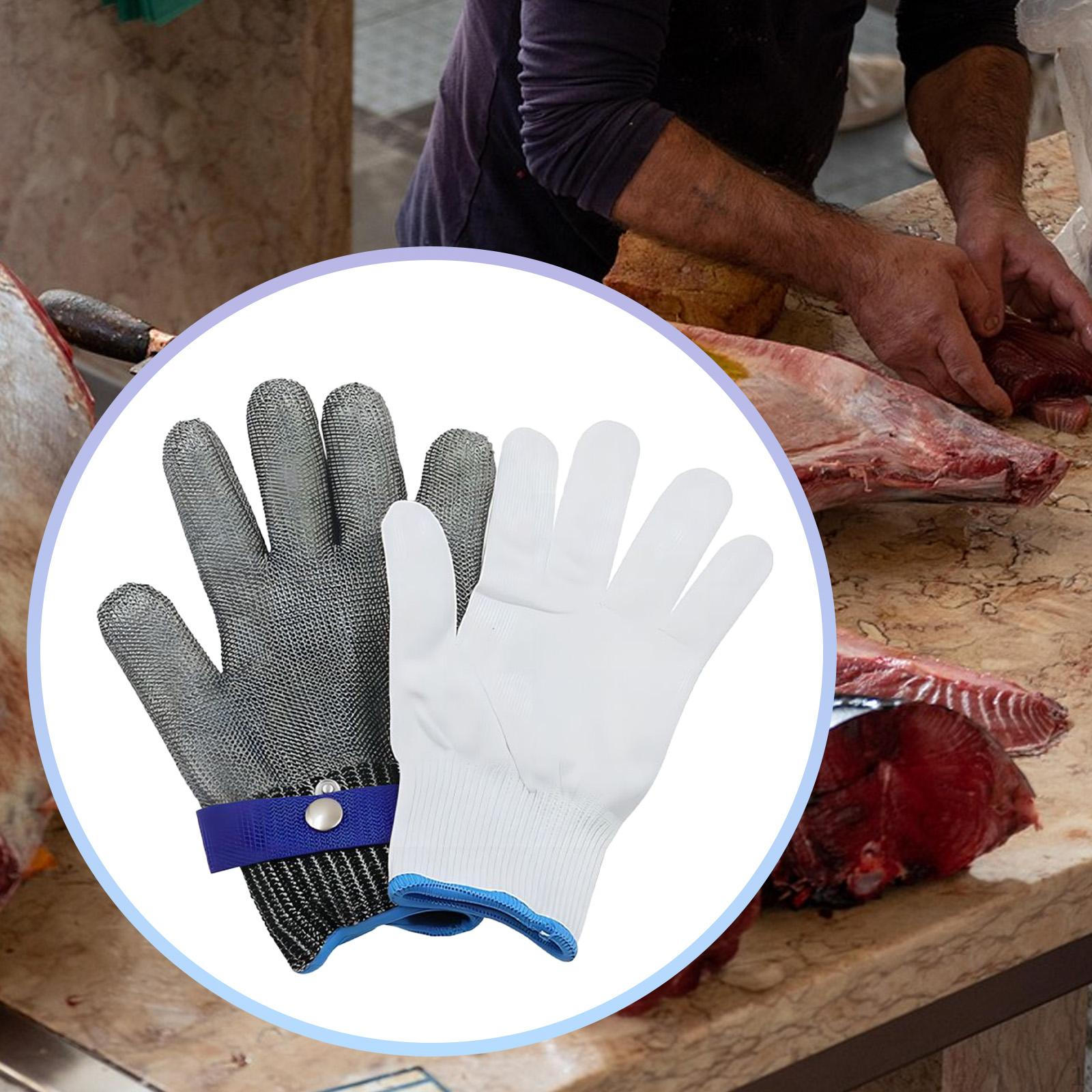 

Cut Resistant Glove Levels 5 Protection Food Grade for Meat Cutting Men Women S