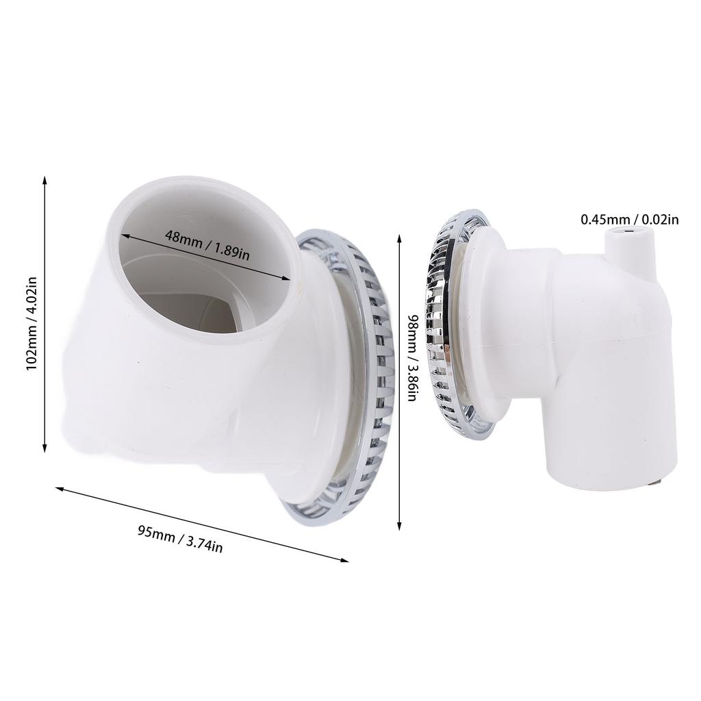 Drenaj cu aspirație din spate PVC Aspirație apă cadă masaj pentru cadă spa piscină cu apă termală