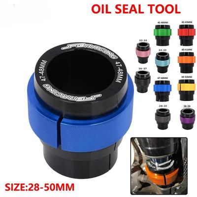 CNC Front Fork Oil Seal Driver Tool Motorcycle 38-50 MM Universal Tools Kit For HONDA KAWASAKI SUZUKI YAMAHA Dirt Pit Bike