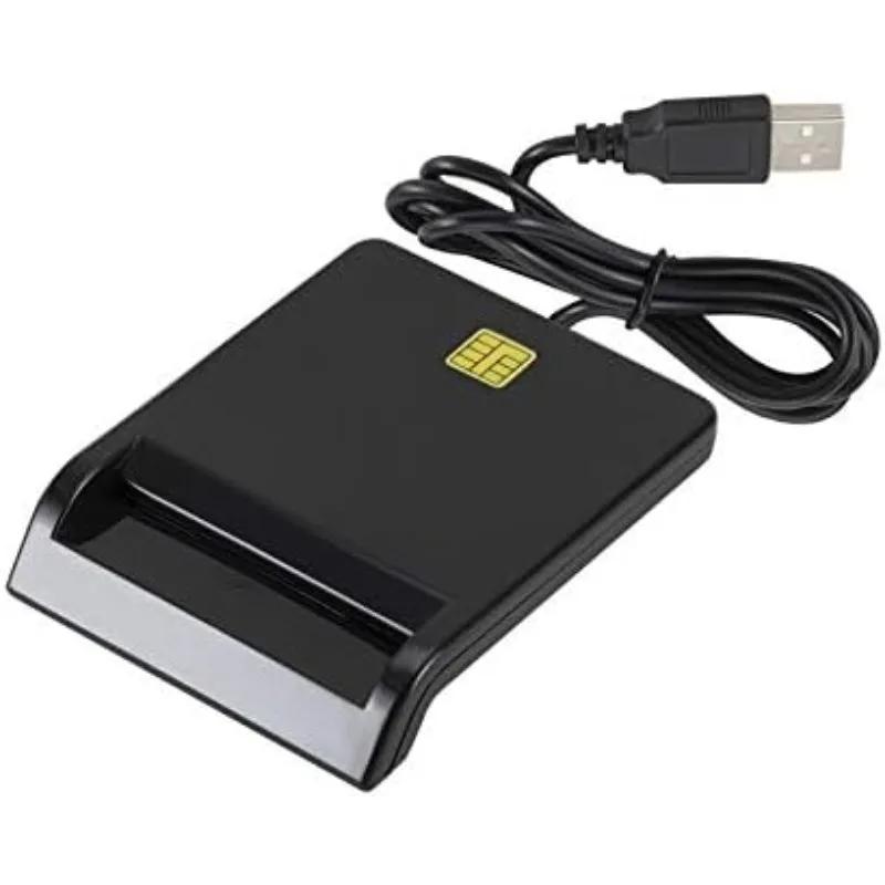 Univerzální přenosná čtečka čipových karet pro telefony a tablety s Androidem pro identifikaci bankovních karet, bankomatů a SIM karet s Windows