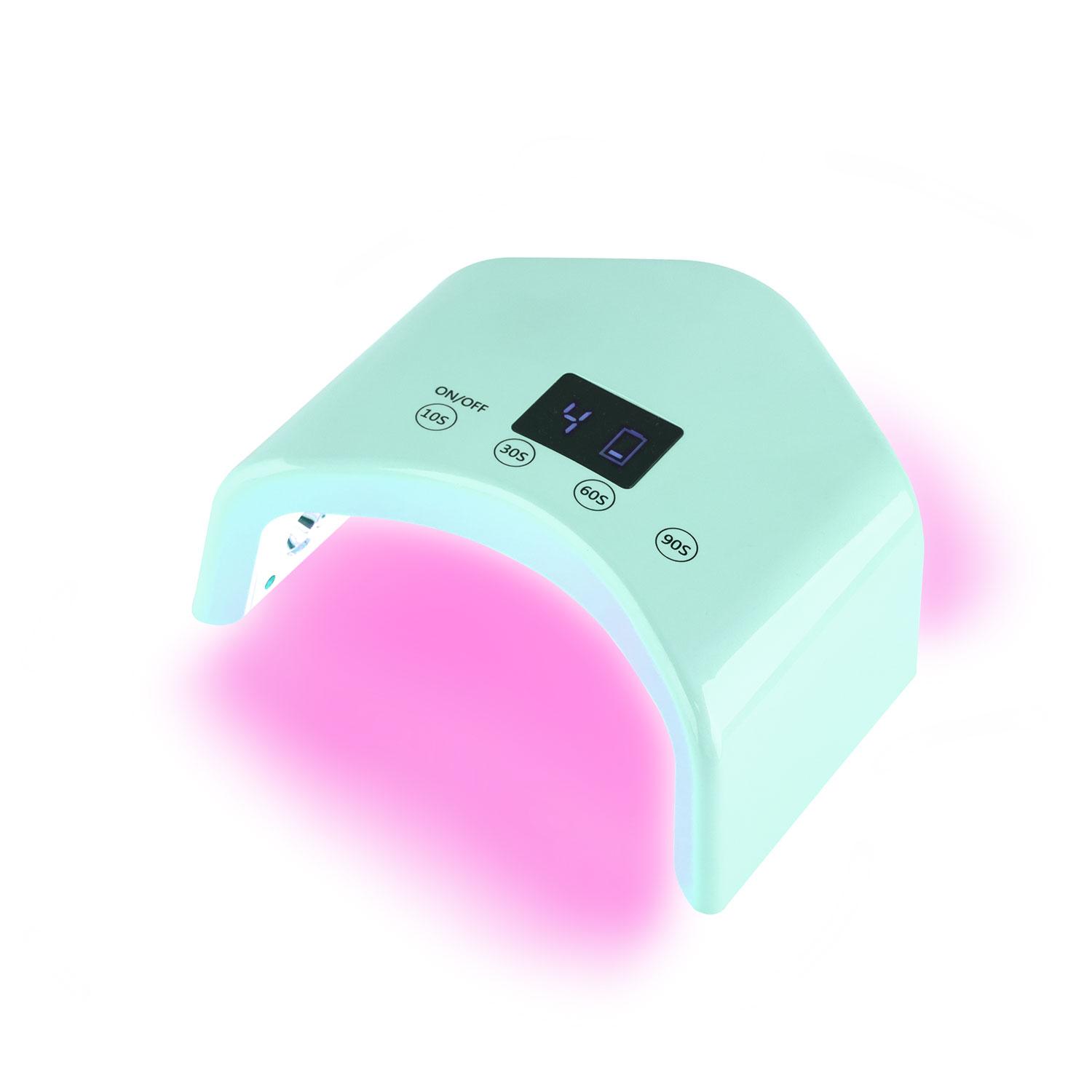 

BEPAN 48w Mini LED Lamp Portable Dryer Nail Red Light Lightweight USB Cable Port Desktop Design 365nm 405nm USB cable